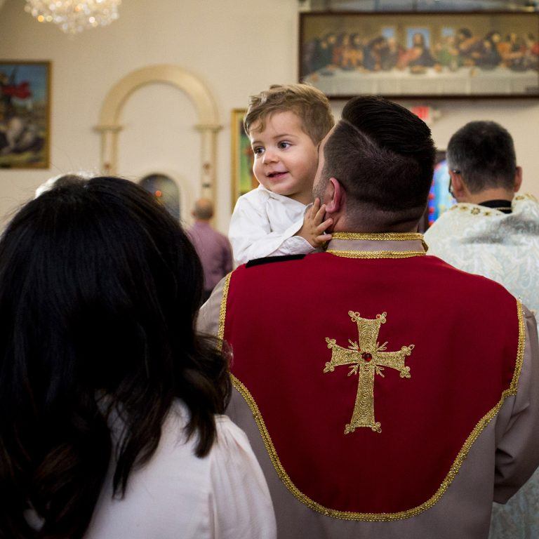 family photos and Armenian Baptism photography by Los Angeles photographer, Heather DeCamp in Pasedena at Saint Sarfis Armenian Apostolic Church of Pasadena and Little White Church
